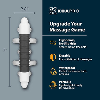 KOAPRO Facia Blaster Fascia Massage Tool for Myofascial Release - Manual Trigger Point and Deep Tissue Sore Muscle Relief, Holistic Fascia Health, Cellulite Massager Tool for Legs, Neck, Back and more