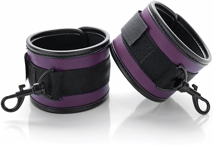 6pcs Black PU Adjustable Straps Sports Training Fitness Gear Home Yoga Set