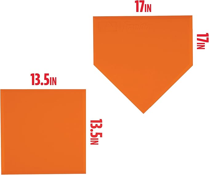 Franklin Sports MLB Baseball Base Set - Throw Down Rubber Bases for Baseball + Softball with Home Plate - Portable Backyard Baseball, Softball, Kickball Bases