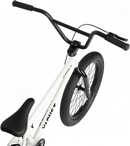 Freestyle BMX Bike, 20 Inch Yaphet Bicycle for Teen Beginner and Adult Riders, Bike with Hi-Ten Steel Frame, Multiple Colors