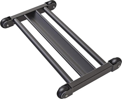 Glute Ham Glider, Multi-Functional Hamstring Roller with Smooth Wheels, V-Bar for Hamstring Curls, Ab Glider Workout & Core Strength Training