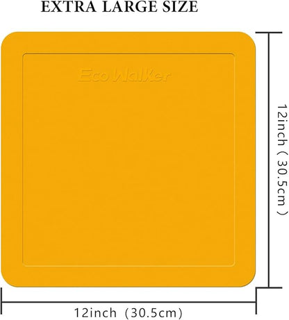 12inch Flat Square Spot Marker Multi-Color Exercise Kids Floor Playmat (12pcs)