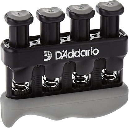 D’Addario Varigrip Hand Exerciser–Improve Dexterity and Strength in Fingers, Hands, Forearms- Adjust Tension Per Finger– Simulated Strings Help Develop Calluses- Comfortable Conditioning