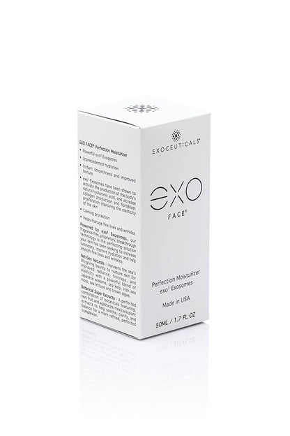 EXO FACE® - Exoceuticals Perfection Moisturizer | Hydrating Face Moisturizer | Innovative Exosome Skin Care Solutions | 50ML (1.7 fl oz.)