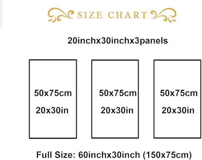 Framed Canvas Wall Art Success Quote, Office Wall Art, Black Large Poster, Positive Motivational Set of 3 Prints, Execute Failure Definition, Inspirational Print (A-3pcs,20x30inchx3pcs)