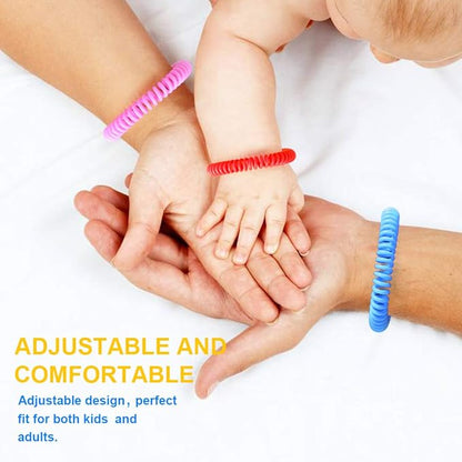 12 Pack Mosquito Bracelets