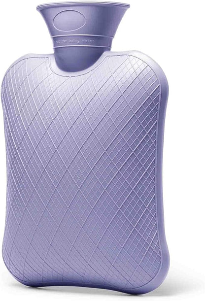 FORICOM Hot Water Bottle for Pain Relief, Hot Water Bag for Back Pain, Heating Pad 2Liter, Non Toxic and Rubber, Hot and Cold Therapy,Made in PVC