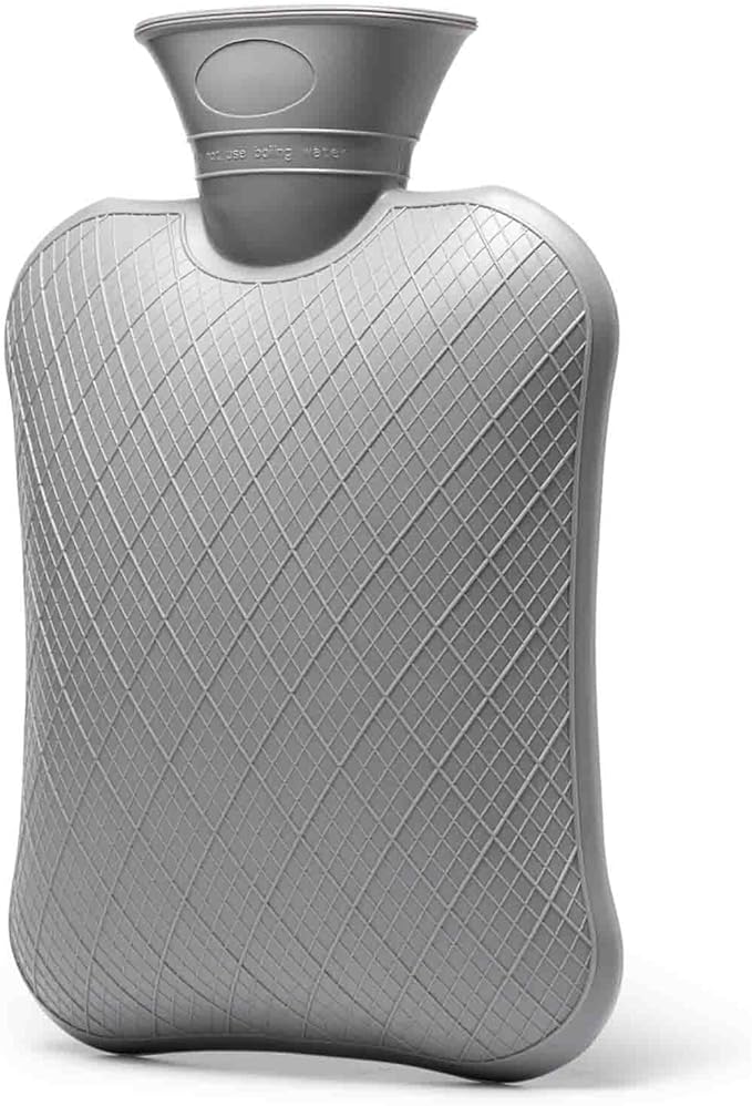 FORICOM Hot Water Bottles for Pain Relief,Muscles, Back, Neck, Shoulder,Feet,Tummy. Warm Water Bottle,Hot Water Bag for Back Pain, Heating Pad 2Liter, Non Toxic and Rubber, Hot and Cold Therapy