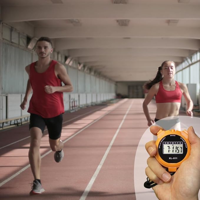 16-Pack Multi-Function Electronic Digital Sport Stopwatch Timer, Large Display with Date Time and Alarm Function, Sports Coaches Fitness Coaches and Referees