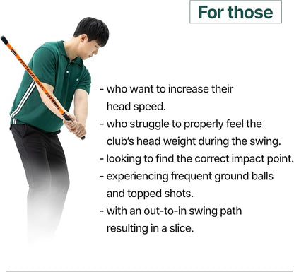Golf Swing Trainer MAX Speed Heoseok Pro Training Aid Equipment Indoor Practice Accessories Men Women