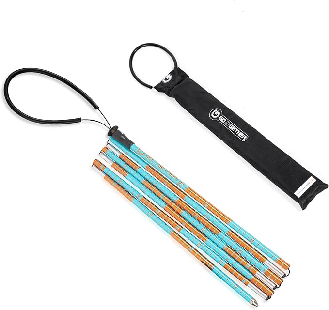 G2 GO2GEHTER 7075 Aluminum Alloy 270cm Backcountry Avalanche Rescue Probe with Storage Bag, Folding Design, Easy to Storage and Carry (3 Color Available)