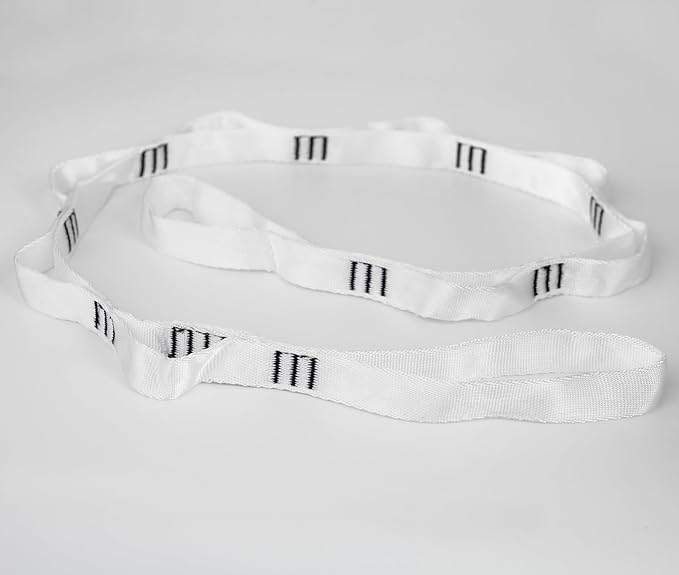 10PCS Nylon Daisy Chain Straps 23 KN for Aerial Yoga Hammock Swing Adjustable Aerial Silk Extender Hanging Rope for Aerial Yoga Belts 3.6FT 5.9FT Long