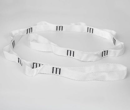 10PCS Nylon Daisy Chain Straps 23 KN for Aerial Yoga Hammock Swing Adjustable Aerial Silk Extender Hanging Rope for Aerial Yoga Belts 3.6FT 5.9FT Long