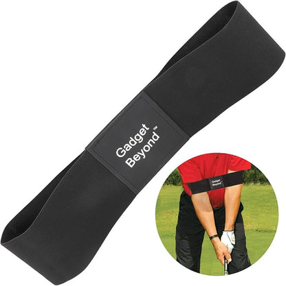 Gadget Beyond Golf Swing Training Aid, Swing Correcting Arm Band Golf arm Training aid Black, Golf Swing aids Training,Golf Swing Trainer