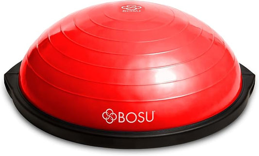 Bosu Pro Multi Functional Home Gym Full Body Balance Strength Trainer Ball Equipment with Guided Workouts and Pump