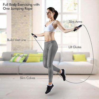Jump Rope, Tangle-Free Rapid Speed Jumping Rope Cable
