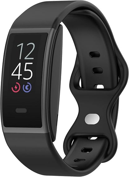 FitTurn Sport Watch Band Compatible with Amazon Halo View Replacement Soft Silicone Wristband Sport Straps Accessories Men Women for Amazon Halo View Smartwatch