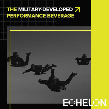 Echelon Pre-Workout Energy Drink | Yuzu Cayenne | 12 Pack | Sustained Energy, Focus and Endurance Dietary Supplement | 300mg of Caffeine | Beta-Alanine, L-Theanine & Fiber | Vegan