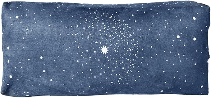 YOGA DESIGN LAB | The Yoga Bolster | Comfortable, Supportive Eco-Friendly Luxury Yoga Cushion | Recycled Plastic Bottle Microfiber | Natural Cotton, Foam Filling (Celestial)