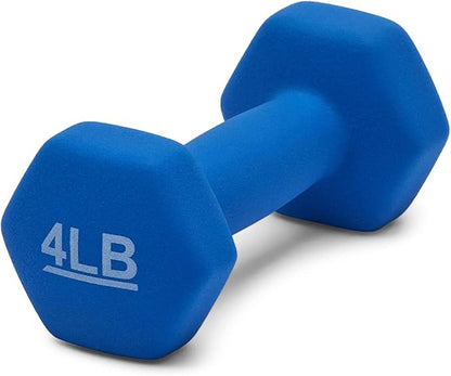 Amazon Basics Neoprene Dumbbell Hand Weights for Exercise and Muscle Toning