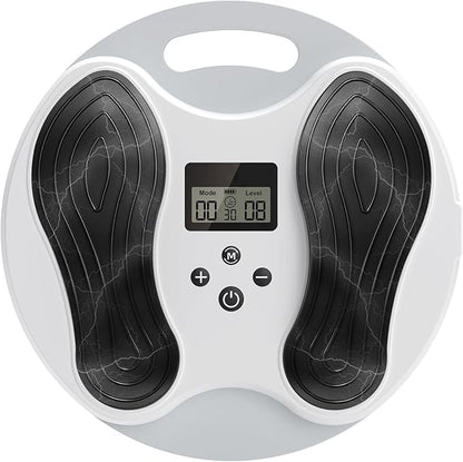 EMS Foot Massager for Neuropathy Relief, TENS Foot Nerve Circulation Stimulator for Pain Relief, Muscle Stimulator with 4 Body Pads, Relieves Swelling, Cramps, Plantar Fasciitis