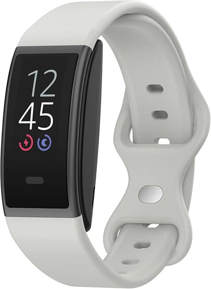 FitTurn Sport Watch Band Compatible with Amazon Halo View Replacement Soft Silicone Wristband Sport Straps Accessories Men Women for Amazon Halo View Smartwatch