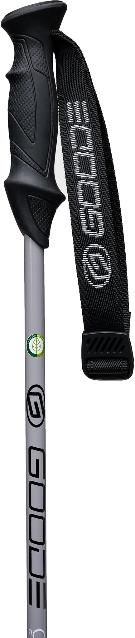 GOODE Carbon Neutral Ski Poles – Ultra-Lightweight & Durable Eco-Friendly Composite – High-Performance Shock Absorbing Downhill Ski Poles for Men & Women - Pair