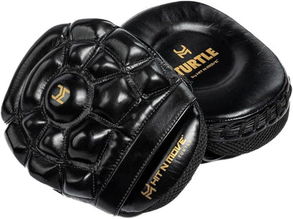 HIT N MOVE Turtle Boxing Mitts and Pads Suitable for Boxing Gloves Men, Boxing Equipment, MMA Gloves Men, UFC Gloves, Boxing Mitts Leather, Training Gear for Athletes, High-Performance Focus Mitts