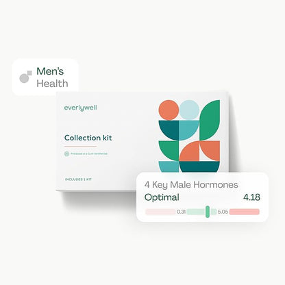 Everlywell Men's Health Test - at-Home Collection Kit - Discreet, Accurate Results from a CLIA-Certified Lab Within Days - Ages 18+