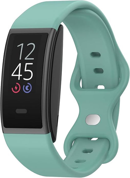 FitTurn Sport Watch Band Compatible with Amazon Halo View Replacement Soft Silicone Wristband Sport Straps Accessories Men Women for Amazon Halo View Smartwatch