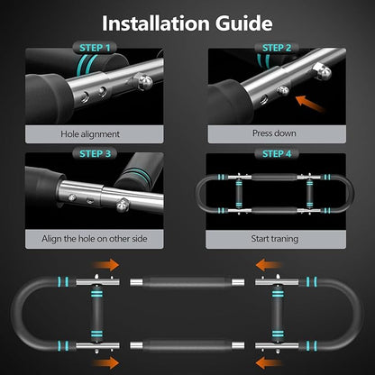 2025 New Twister Arm Trainer - Adjustable Chest Workout Equipment for Men, Professional Arm and Chest Muscle Trainer, Portable Upper Body Workout Machine for Shoulder Forearms Strength Training