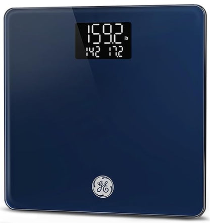 GE Weight Scale Digital for Body, Multifunctional Bathroom BMI Weighing Accurate Smart Scales Electric for Baby Pet Luggage Women with Smartphone APP Bluetooth 4" Large Display, 400lbs