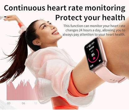 1.57" Light Weight Sleek Fitness Tracker Call/Answer Smart Watch 24H Heart Rate Sleep Blood Oxygen Monitor,IP68 Waterproof Smartwatch Step Calorie Counter Pedometer Health Activity Trackers