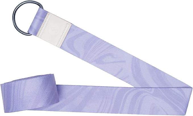 yogadesignlab YOGA DESIGN LAB | The Yoga Strap | Luxurious, Extra Long, Super Soft, Eco Printed | Studio Quality, Adjustable | Safely Stretch Further and Hold Longer | 8 ft Long