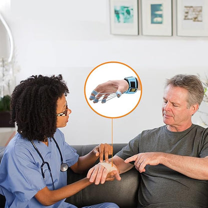 Finger Strengthener Hand Grip Strength Trainer Finger Extension Stretcher Exerciser Hand Rehab Work Out Relieve Pain Arthritis and Grip Training Krdebasai 40LB