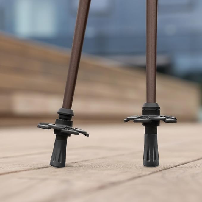 BlingKingdom 6 PCS Walking Stick Caps Trekking Pole Tips Rubber Hiking Walking Stick Tips for Hiking Sticks, Trekking Poles, Walkers