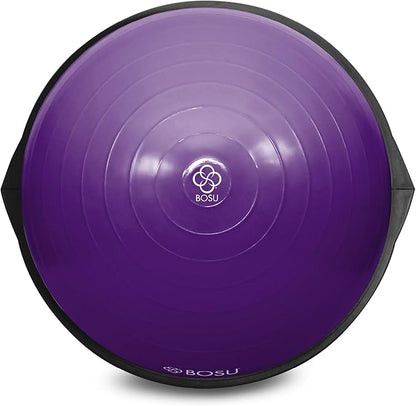 Bosu Pro Multi Functional Home Gym Full Body Balance Strength Trainer Ball Equipment with Guided Workouts and Pump