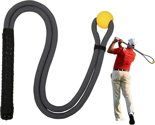 Golf Rope Swing Trainer, Golf Swing Training Aid, Golf Swing Trainer, Golf Training Aid, Golf Swing Trainers, Golf Speed Trainer, Can Improve Speed, Rhythm, Flexibility, and Strength
