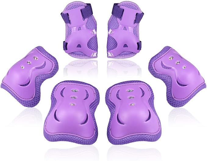 BOSONER Kids/Youth Knee Pad Elbow Pads Guards Protective Gear Set for Roller Skates Cycling BMX Bike Skateboard Inline Skatings Scooter Riding Sports
