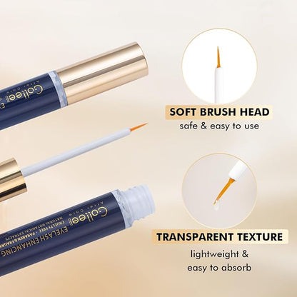 Eye Lash Serum for Fuller & Longer Looking Advanced Lash Enhancing Treatment Eyebrow Growth Support Serum with Natural Formula, 6ml
