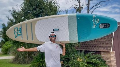 11'6"/11'/10' Inflatable Paddle Board with Complete Accessories, Versatile Premium Paddle Boards for Adults/Youth, Stand Up Paddle Board Polar/Wave/Sunny Wave Collection