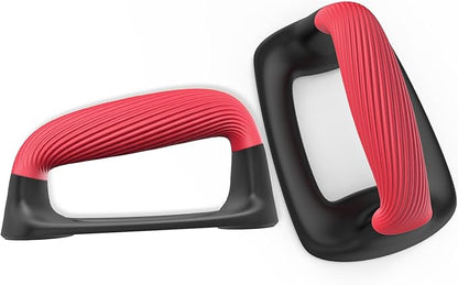 Kipika Push Up Bars, Pushup Stands With Thickened Soft Plastic Handle, Stable and Non-Slip Base, Pushup Handles Perfect for Floor Strength Training