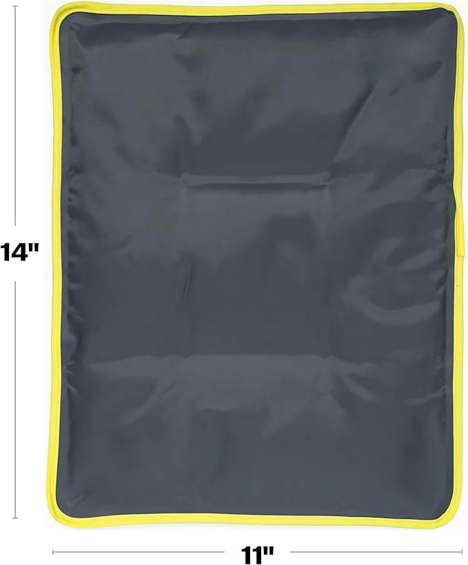 Hot & Cold Reusable Gel Packs (Large, 1 Pack) Flexible Soft Compress - Ice & Heat Therapy for Injuries, Back, Shoulder, Hip, Knee, Joint Pain, Swelling, Bruises, Post Surgery - Sport Temp