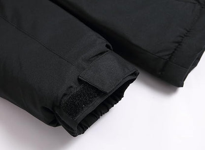 Keevoom Boys Winter Coat Ski Jacket Windproof Kids Snowboard Warm Fleece Snow Coat Waterproof Outdoor Hooded Ski Coats