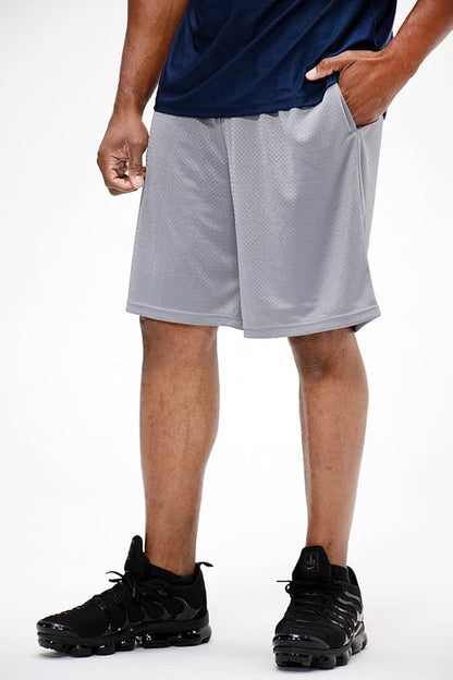 DEVOPS Men's 2-Pack Loose-Fit 10" Workout Gym Shorts with Pockets