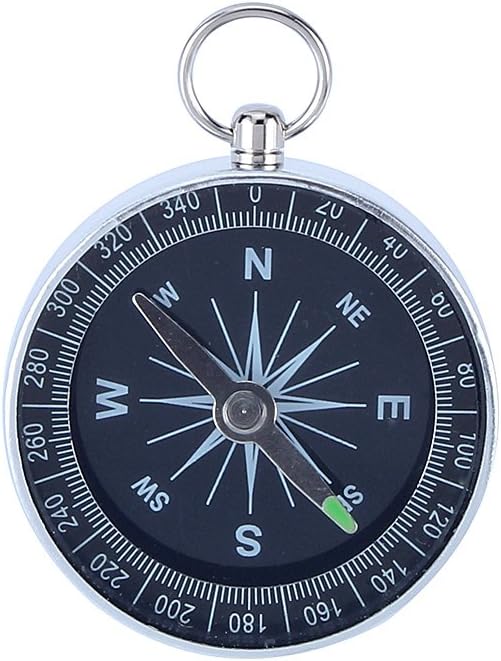 10pcs Compass Aluminum Edge Pocket Size Waterproof Compass
