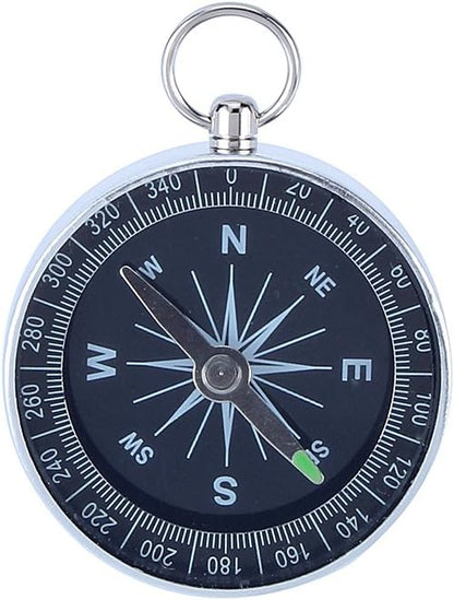 10pcs Compass Aluminum Edge Pocket Size Waterproof Compass
