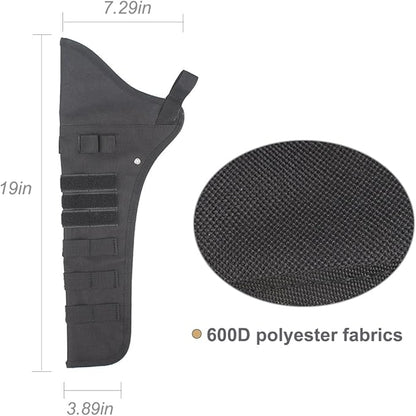 KRATARC Archery Lightweight Hip Arrow Quiver Foldable Compact Arrows Bag with Molle System Hanged for Target Shooting