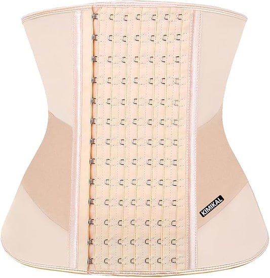 KIMIKAL Women Waist Trainer Corset Belt: Under Clothes Sport Tummy Control Long Torso Shapewear