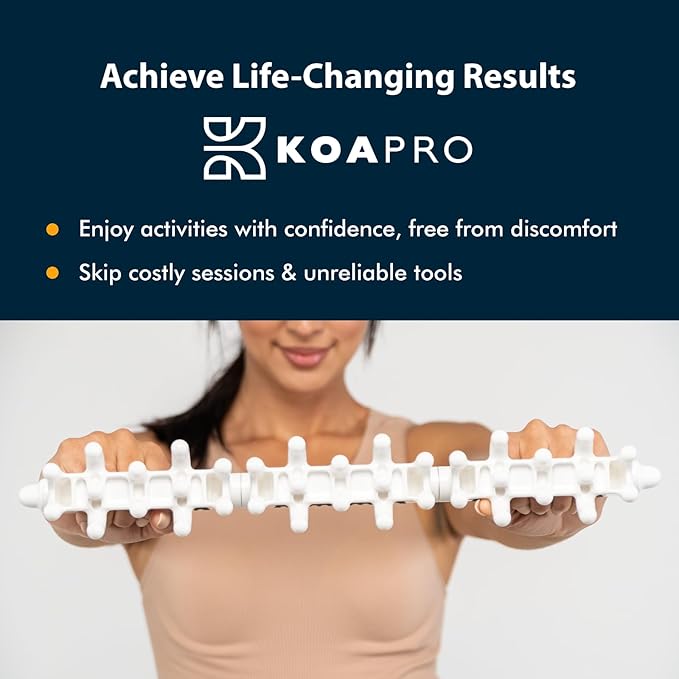 KOAPRO Whole Body Massage Tool - Myofascial Release Tool, Manual Trigger Point and Deep Tissue Massager, Holistic Fascia Health for Cellulite Massage on Legs, Back, and More - Full Body Massage Stick
